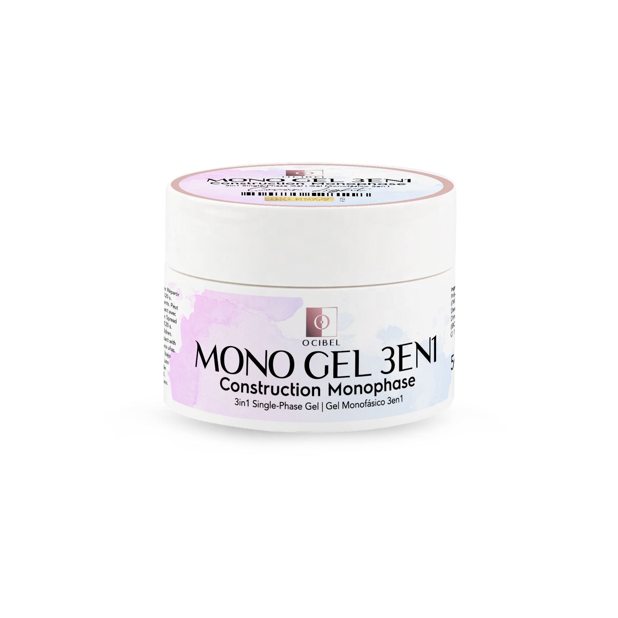 Gel Monophase 3en1 50g - Sans TPO - Sans HEMA - Cover Light OCIBEL