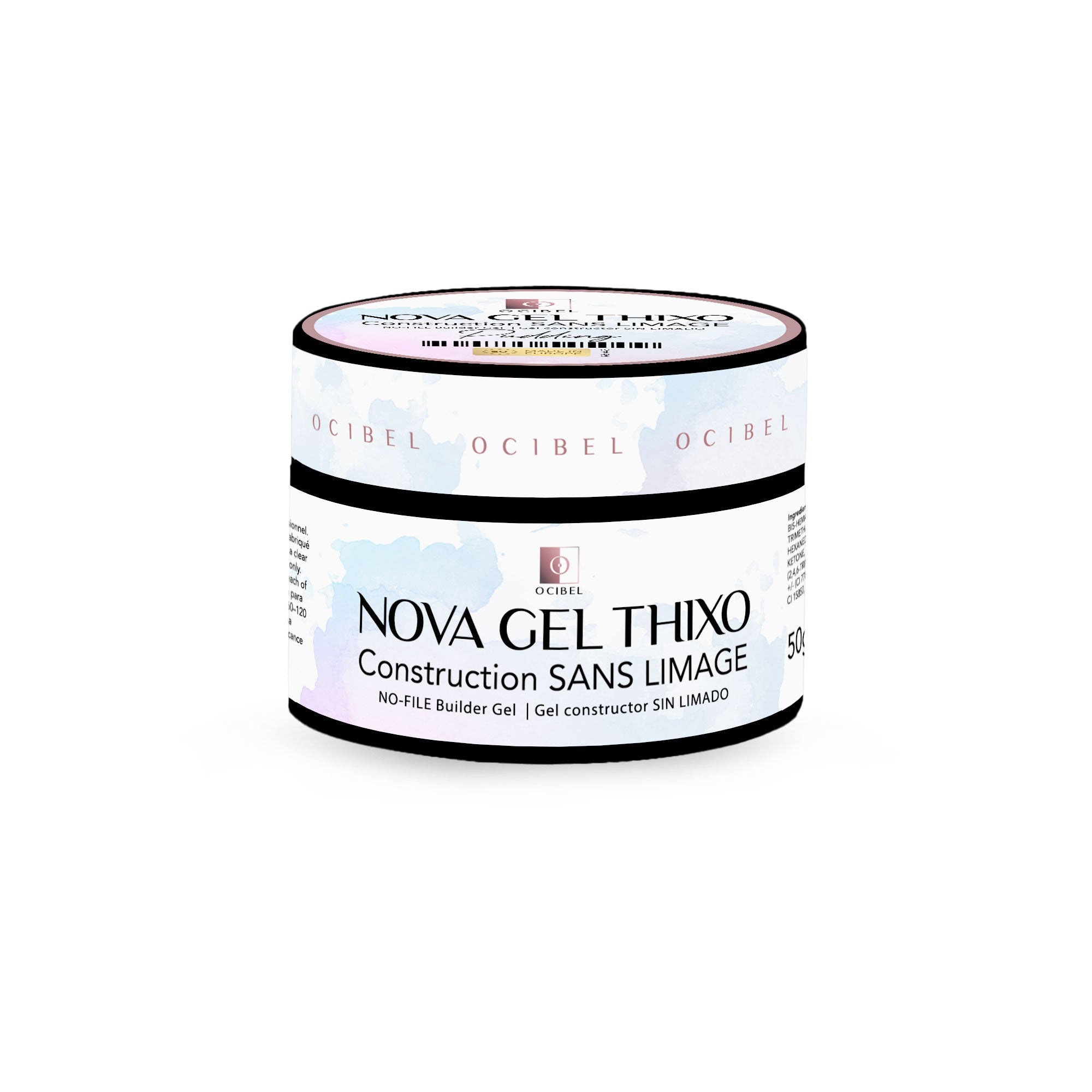 Gel de Construction Thixo SANS LIMAGE 50g - Sans TPO & HEMA - Pudding OCIBEL