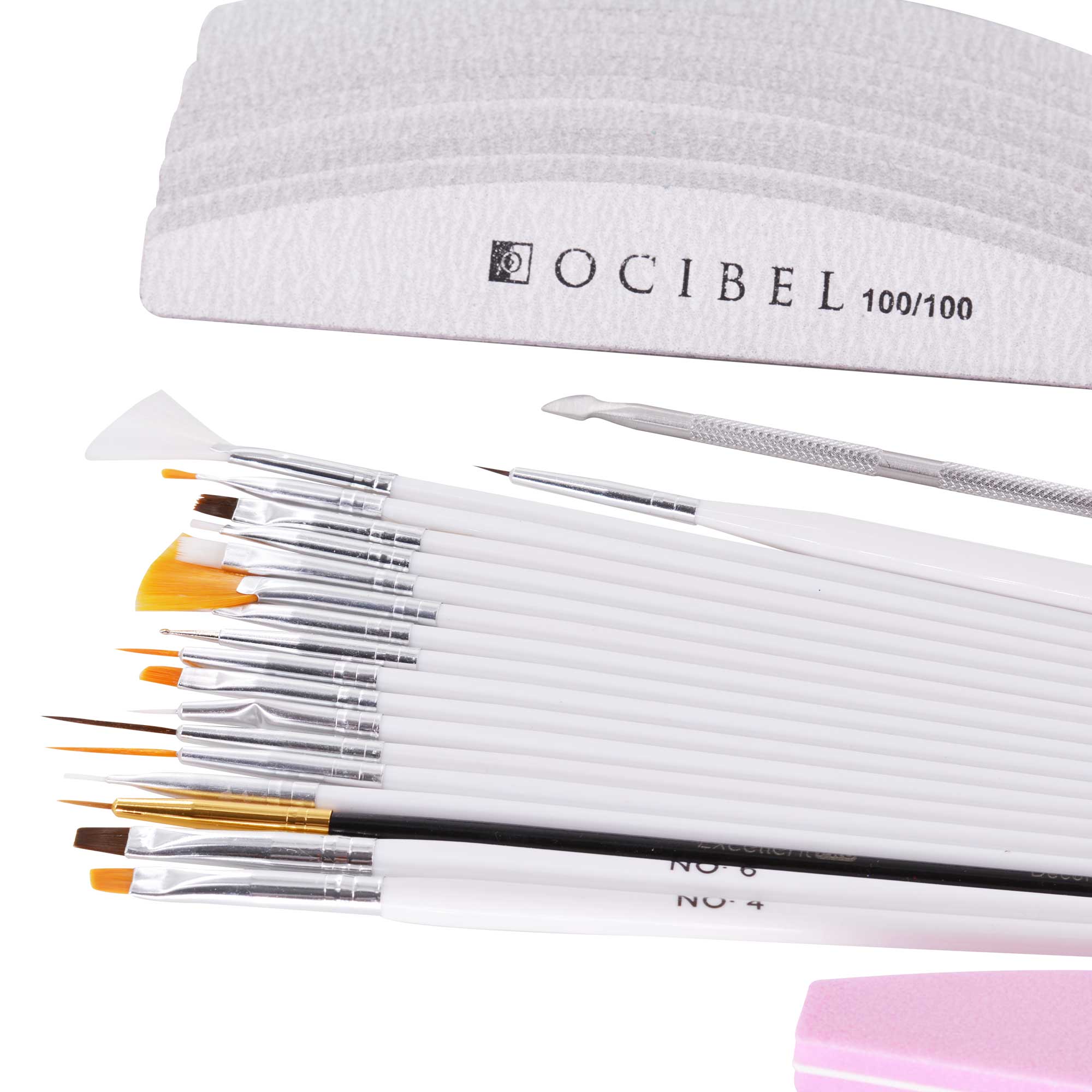 Kit Manucure XXL – Lampe LED 48W, Gel Sans Limage, Vernis & Accessoires – Pose Ongles Professionnelle à Domicile OCIBEL